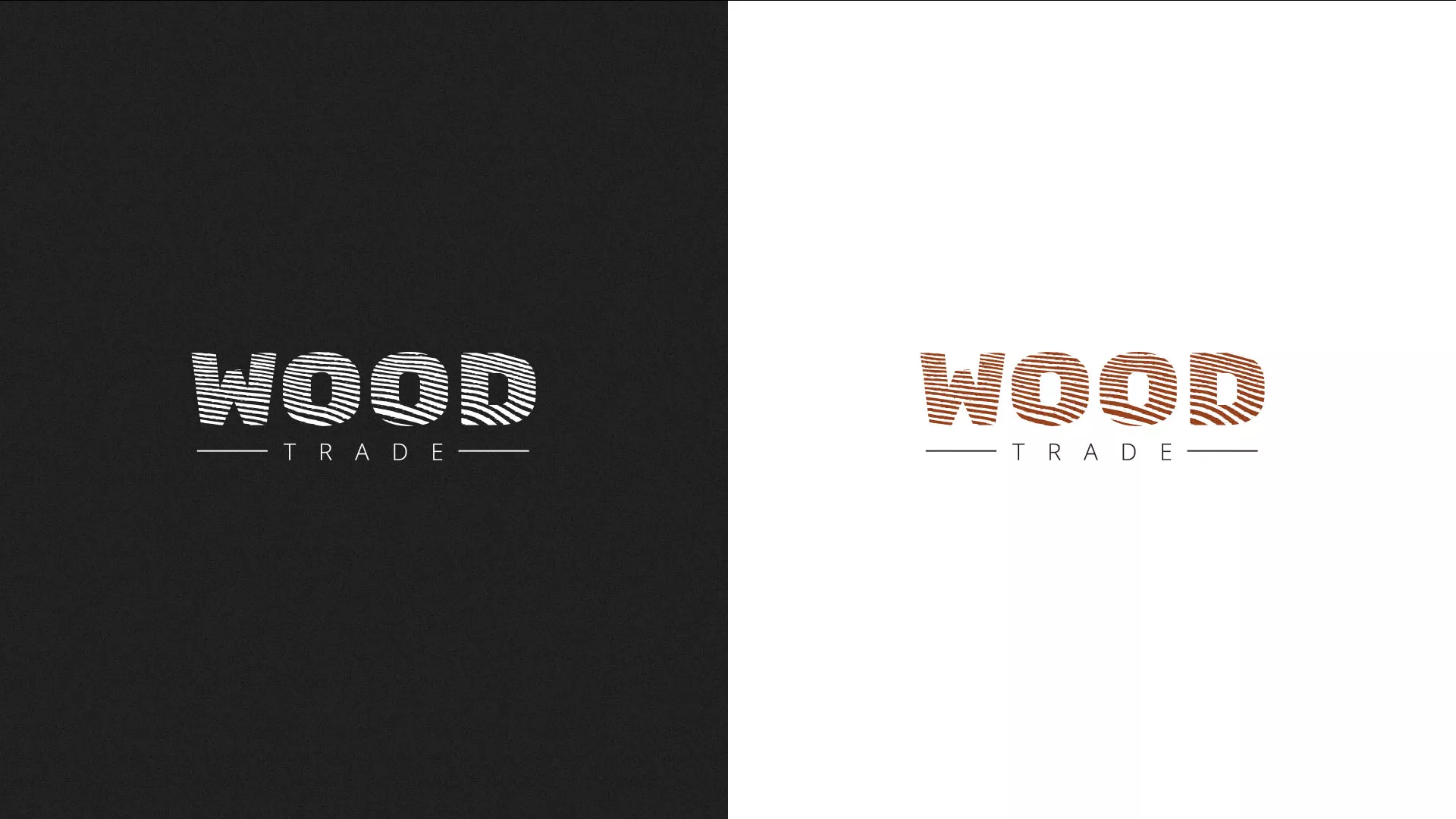 Разработка логотипа для компании «Wood Trade» в Южно-Сахалинске